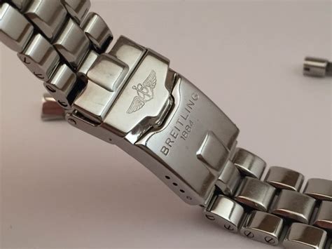 Breitling Bracelet 878a, 2 Breitling rubber straps, and